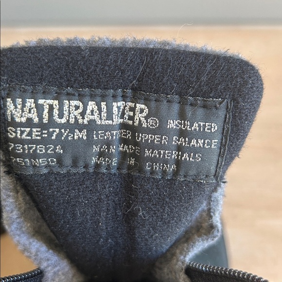 Naturalizer Polartec women’s winter ankle boots size 7.5​ - Picture 11 of 12